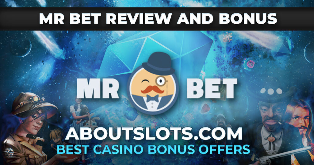 Mr Bet review and bonus promotional banner.