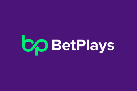 BetPlays logo on purple background.