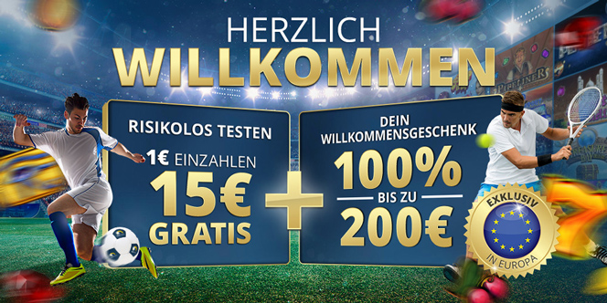 Sports promotion featuring football and tennis.